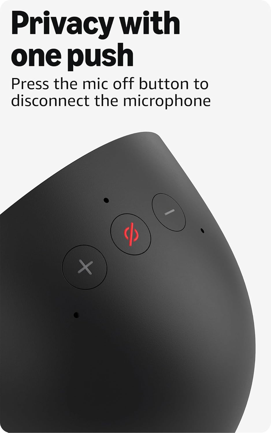 Amazon Echo Spot (newest model), Great for nightstands, offices and kitchens, Smart alarm clock with Alexa+ Early Access, Black