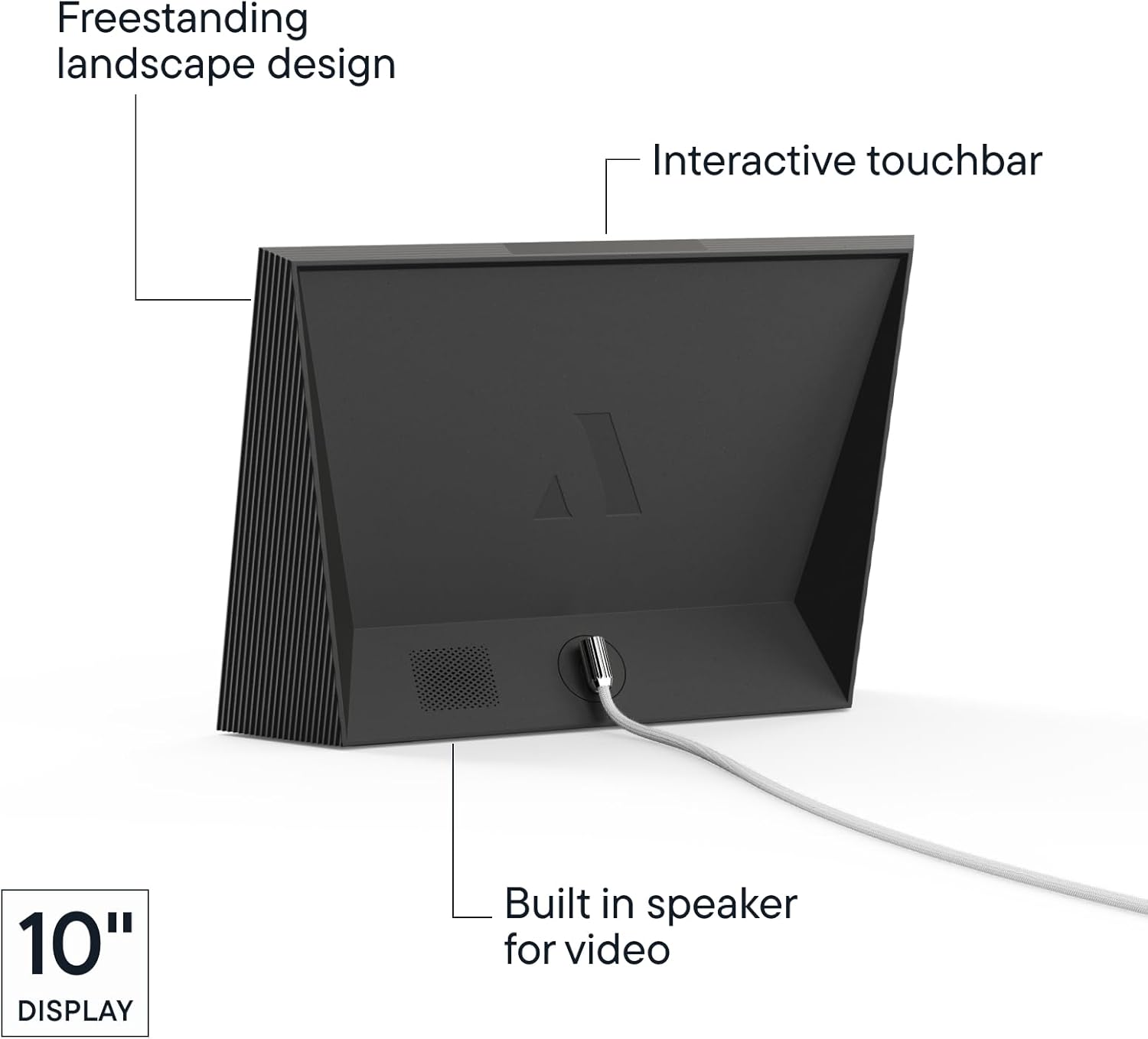 Aura Digital Picture Frame - 10.1" HD Mat Display | Wirecutter's Best Digital Frame for Gifting - Send Photos Directly from Your Phone from Anywhere | Quick & Easy Setup Over WiFi - Free App | Black