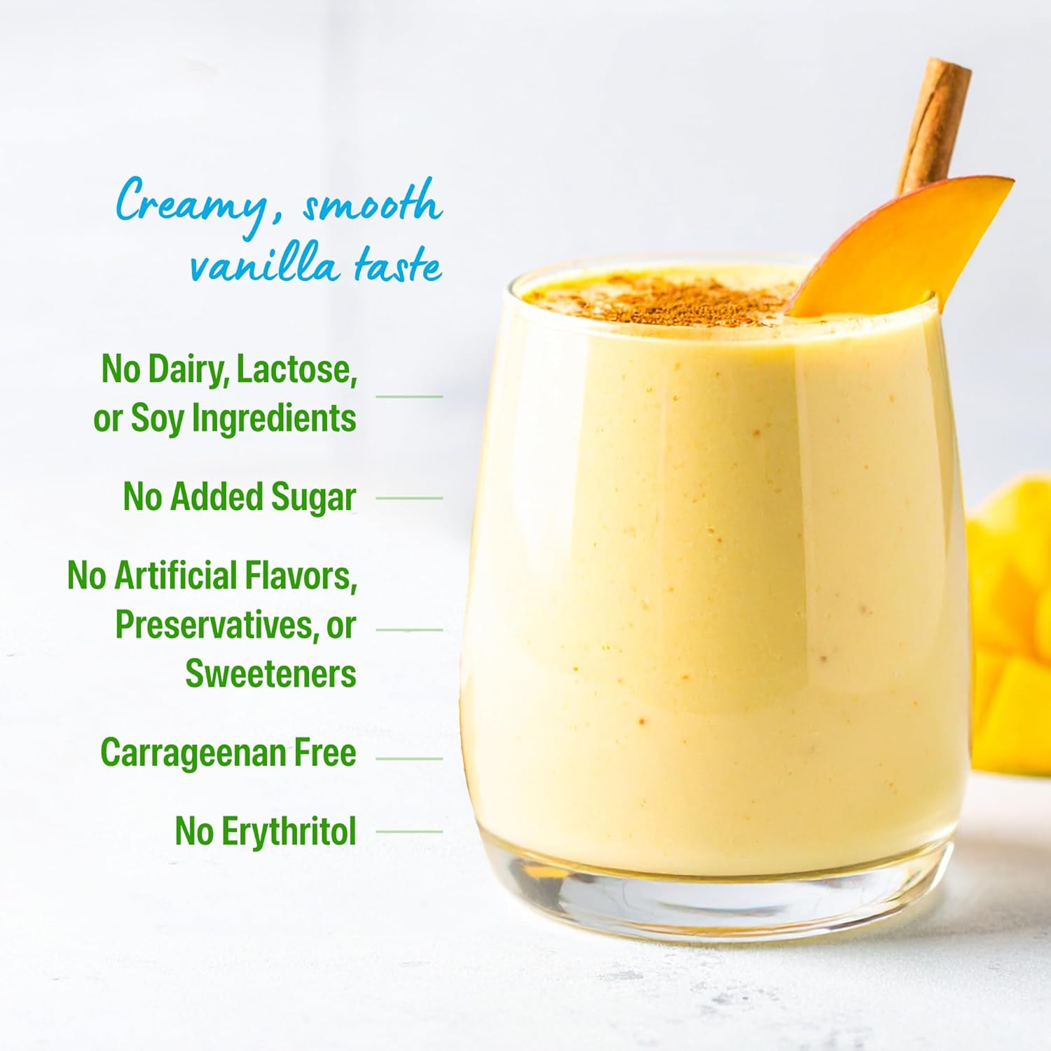 Orgain Organic Vegan Protein Powder, Vanilla Bean - 21g Plant Protein, 4g Prebiotic Fiber, No Lactose Ingredients, No Added Sugar, Non-GMO, For Shakes & Smoothies, 2.03 lb (Packaging May Vary)