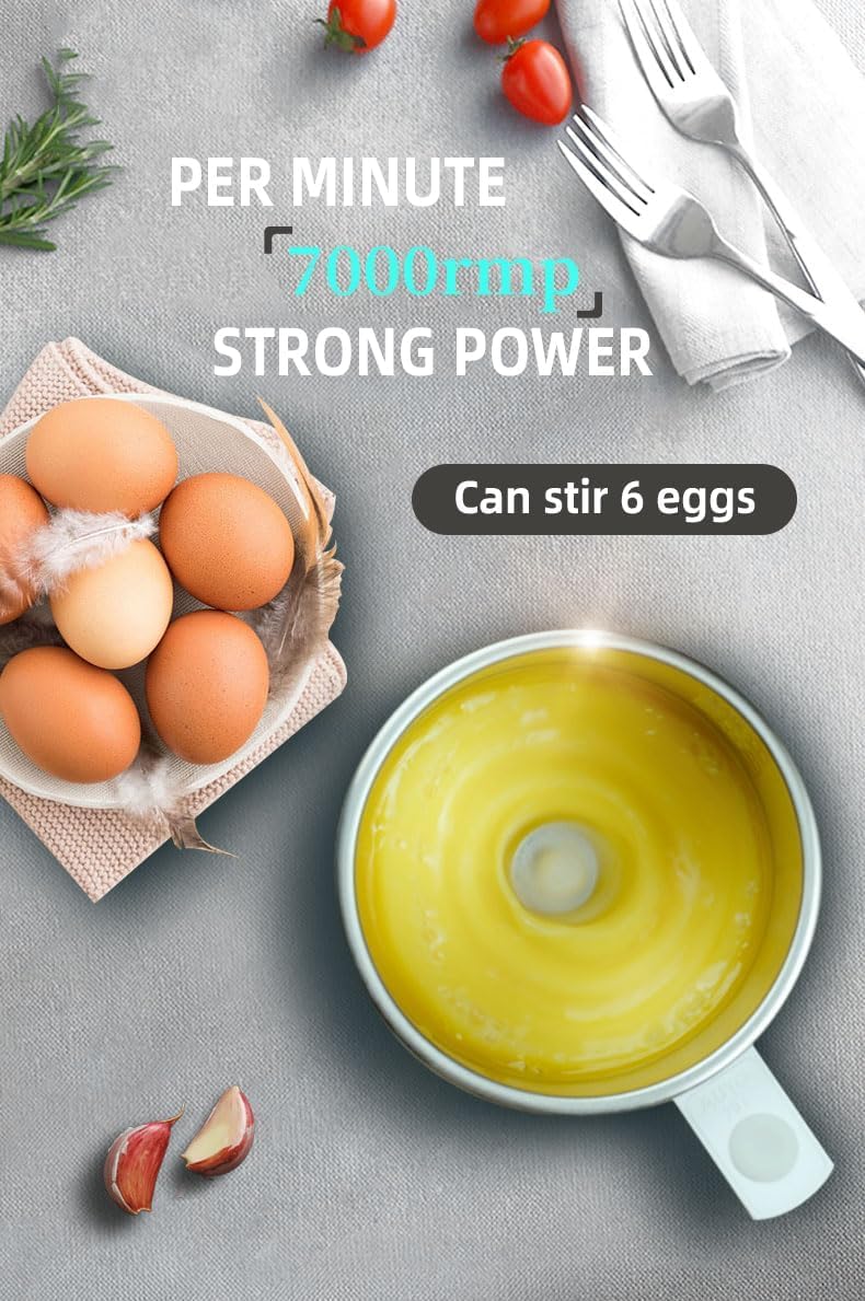 Electric Mixing Mug,Electric Stirring Mug, Coffee Mug,Suitable for Coffee, Milk, Cocoa and Other Beverages (Daik Black, 12 oz)