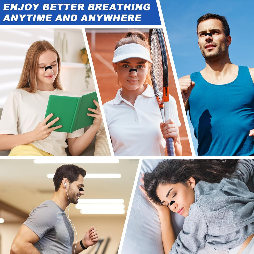 Nasal Strips for Snoring,60 Ct Nose Strips for Breathing, Promote Deeper Sleep & Enhance Sports Performance, Sweat-Resistant for Men and Women Visit the Ventro Vykor Store